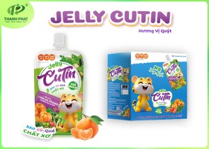 Thạch Túi Jelly Cutin Rau Củ Quả - Vị Quýt